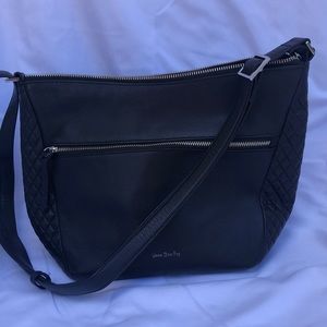 Black leather Vera Bradley